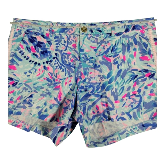 Lilly Pulitzer Callahan Short with Lace Breakwater T‎ Party Wave - Picture 11 of 14